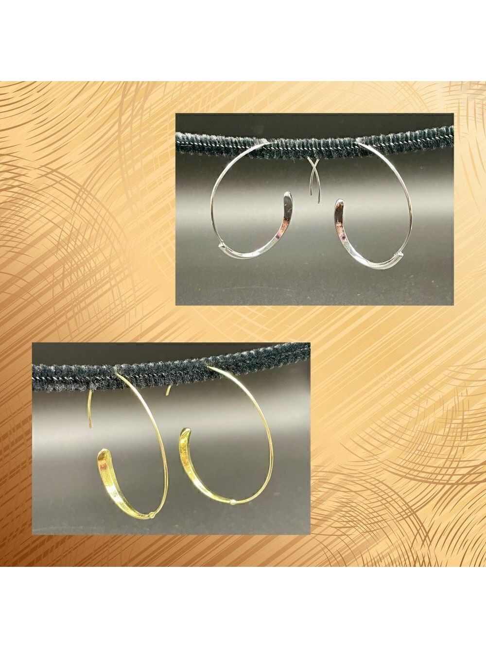 Silver Tone Spiral Earrings In Silver 1241 Silver